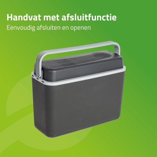 Bo-Camp - Autokühlbox - Arktis - Grau - Polyethylen - 12 Volt - 12 Liter