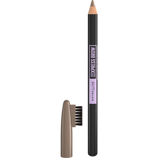 Maybelline Express Brow Augenbrauenstift – 01 Blonde – Anspitzbar mit Bürstchen – Wachsformel