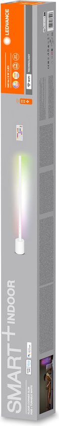 LEDVANCE SMART+ WIFI LED-Eckstehleuchte, schlank, weiß, 8W