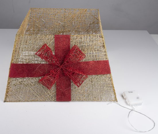 Grundig Weihnachtsbaumschürze - mit Weihnachtsbeleuchtung: 40x LED - faltbar - 45 x 45 x 27,5 Cm