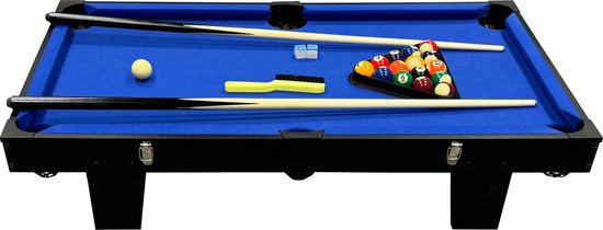 Cougar 2-in-1-Multispieltisch Mini Grün/Blau – Tischfußball – Billardtisch – inkl. Zubehör