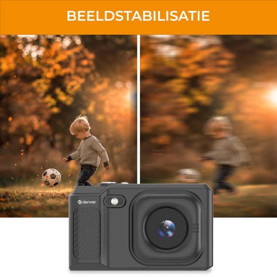 Denver Digitalkamera Full HD - 48MP - Vlog Kamera - Foto & Video - Kamera - DCA4818B