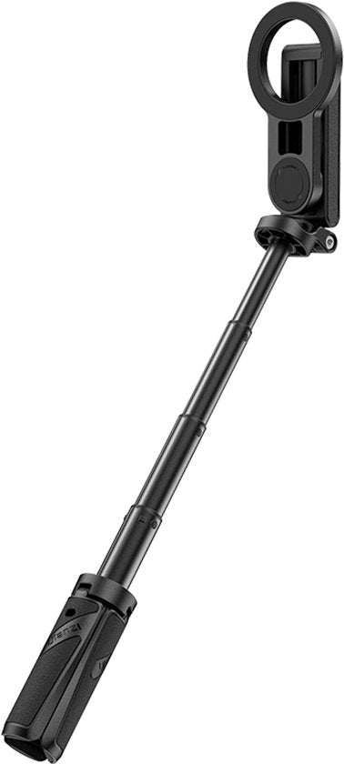 Ulanzi JJ03 Pocket-Selfie-Stick-Stativ, magnetisch – mit Fernbedienung – Selfie-Stick – Handy-Stativ für iPhone – Smartphone-Halterung für iPhone – Schwarz