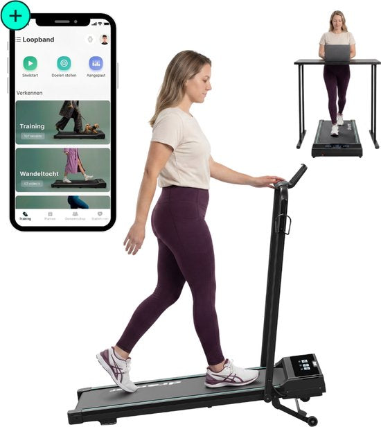 Dreaver Elevate Pro – 2-in-1-Laufband, zusammenklappbar, 12 km/h, mit 9 % Steigungsfunktion – inklusive App und Zubehör – Laufband – Treadmill – Walking-Band – Walking Pad – für zu Hause