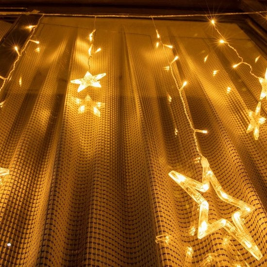 Giftmas Star Curtain - Weihnachtsbeleuchtung - 2.5m