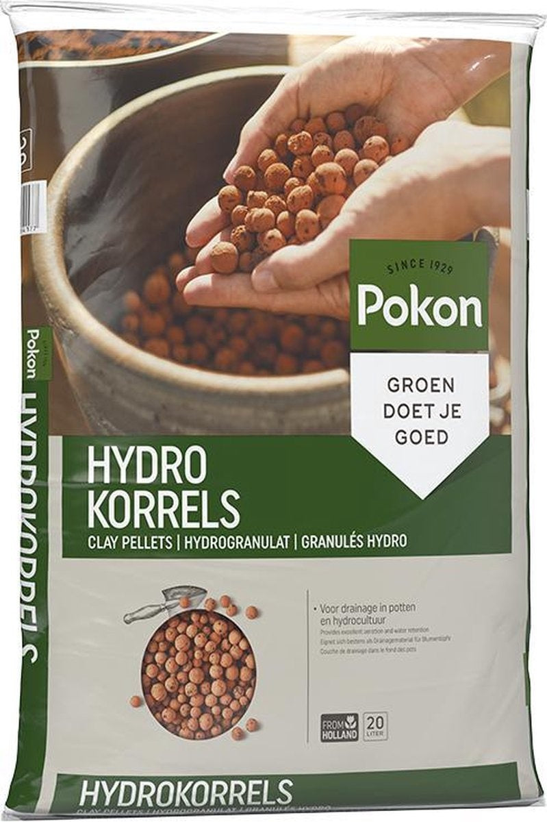 Pokon Hydro Körner - 20l - Lehmkörner - Gut für die Drainage