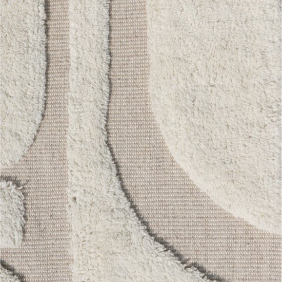 von fonQ Glyph Teppich – Naturfarben – rechteckig – 160 x 230 cm