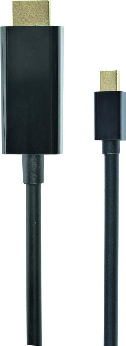 Gembird Mini-DisplayPort-zu-HDMI-Kabel – 1,8 Meter – 4K-Unterstützung – Schwarz