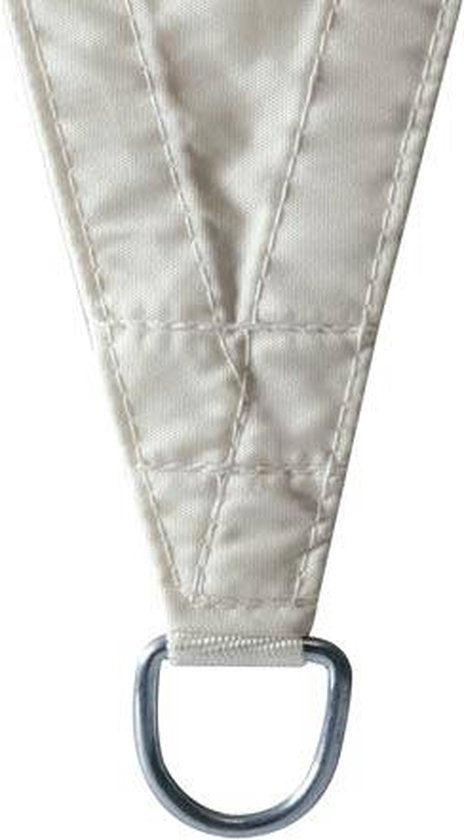 Perel Schattentuch, wasserabweisend, 3,6 x 3,6 m, 160 g/mÂ², Polyester, quadratisch, creme