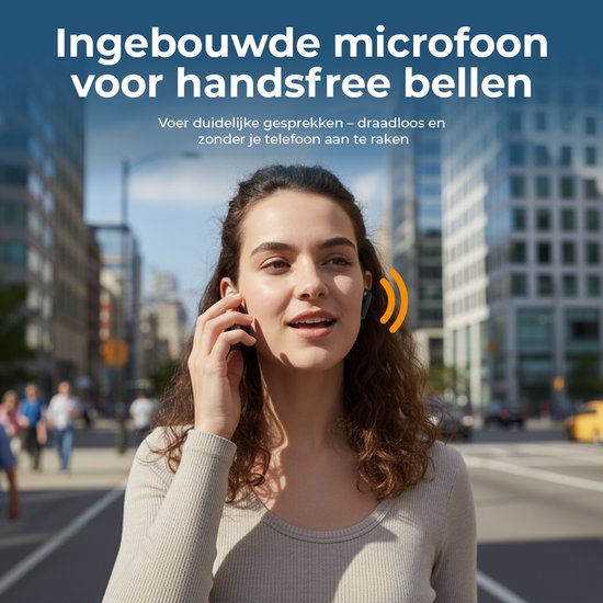 Denver Earbuds - Leichte Ohrhörer - 6 Stunden Musikgenuss - Bluetooth 5.3 - TWE48