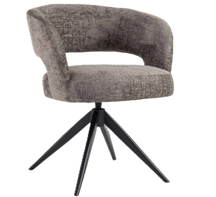 Criks Design Coco Esszimmerstuhl Taupe – 77 x 62 x 61 cm – 2er-Set