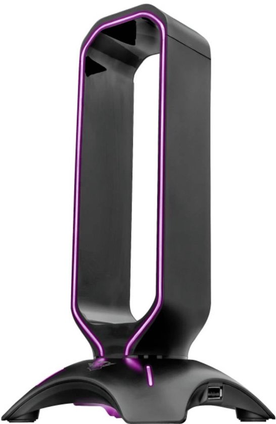 Trust GXT 265 Cintar RGB Headset-Ständer – Halterung für Gaming-Headsets – Kopfhörer-Ständer – RGB-Beleuchtung – Schwarz