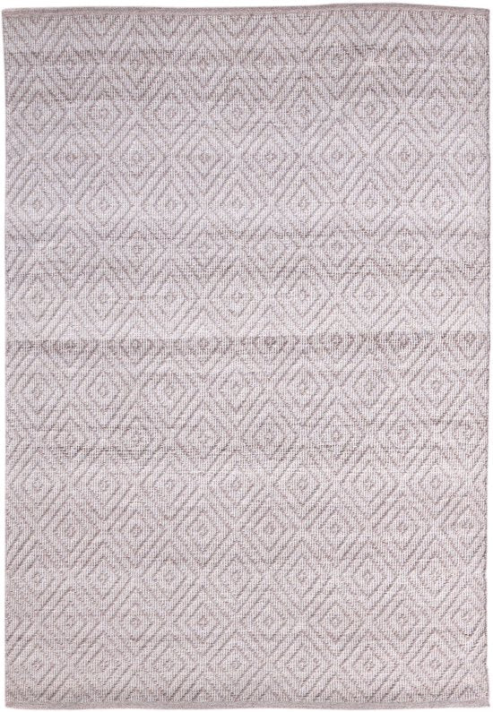 AXI Bali Outdoor-Teppich – Rechteckig – 140 x 200 cm – Rosa – Geometrisches Muster – Outdoor-Teppich – Wetter- und UV-beständig – Flachgewebt – Gartenteppich – Für drinnen und draußen