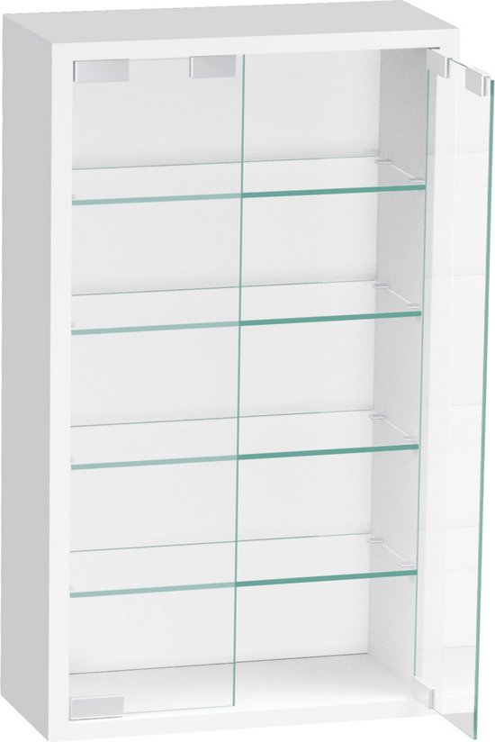 Vitrine stehend hängend Wandvitrine - 40 x 60 x 12 cm