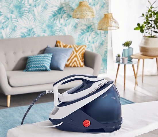 Tefal - Pro Express Protect GV9221 - Dampferzeuger - 2600W - 7,6 Bar Dampfdruck - 550 g/min Dampfstoß - Durilium AirGlide Bügelsohle - 1,8L abnehmbarer Wassertank - Automatische Abschaltung - Anti-Kalk-System