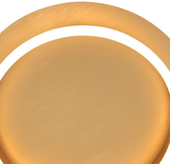 Deckenleuchte Ringlux 3655GO, goldene Deckenleuchte, Ø 32 cm, mit integrierter LED-Beleuchtung von Steinhauer