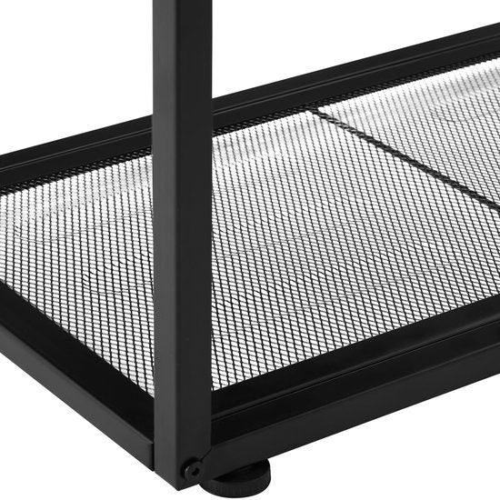 tectake - Beistelltisch Halifax - Couchtisch - Industrie dunkel - 404271