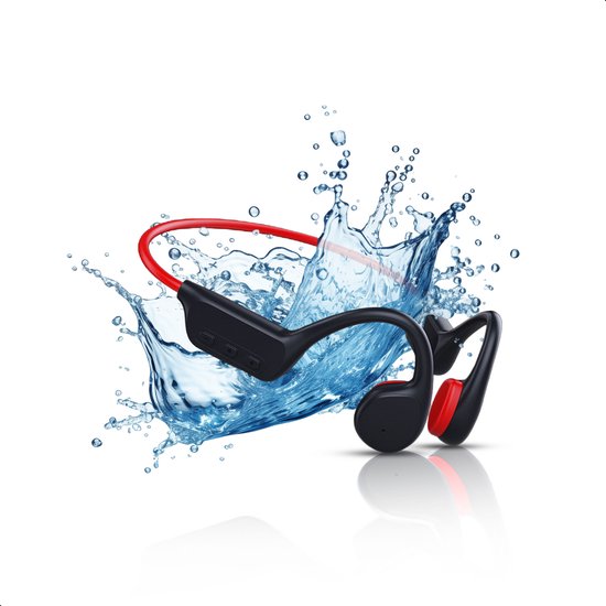 Tech Essentials Hydro X10 - Sport-Ohrhörer - drahtlos - offenes Ohr - IPX8 - 32GB - Knochenleitungskopfhörer - Kopfhörer - Laufen - Bluetooth