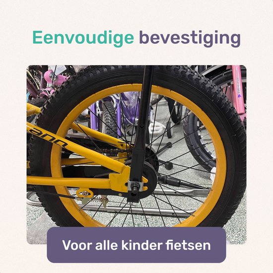 Schiebebügel für Kinderfahrräder - Universal - Schwarz - Fahrradlenker - Geeignet für Balance-Bike, Dreirad und Kleinkinderfahrrad