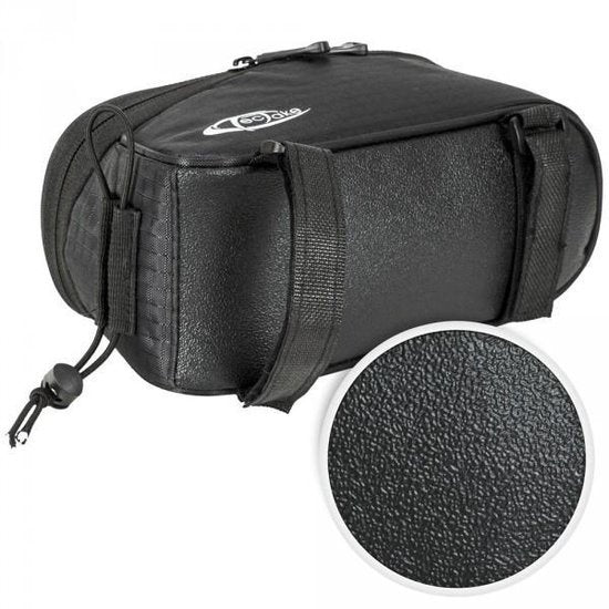 tectake - Rahmentasche Fahrradtasche für z.B. Smartphone etc. schwarz M 401614