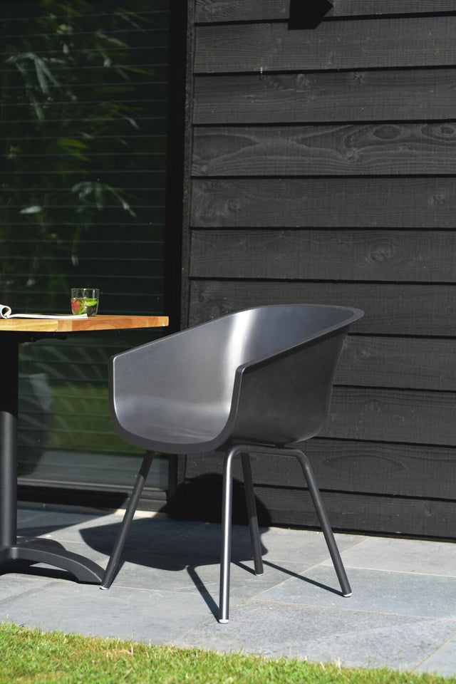 Hartman Amalia Gartenstuhl – stapelbar – Aluminium & Kunststoff – Anthrazit