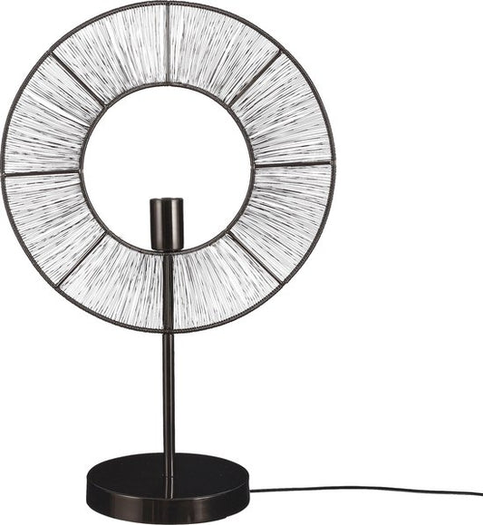 Mica Decorations Bodil Tischleuchte - L40 x B20,5 x H61 cm - Metall - Schwarz