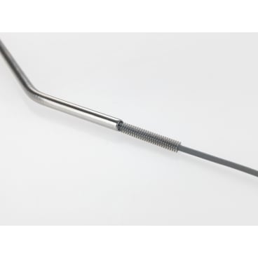 WENKO Triko Strohhalm-Bürsten-Set – 2-teilig – 26 cm – Grau/Grün