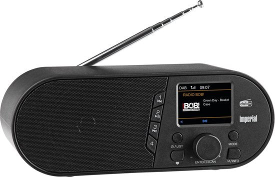Imperial DABMAN d105 Kompaktes DAB+ / FM / Bluetooth-Radio Schwarz