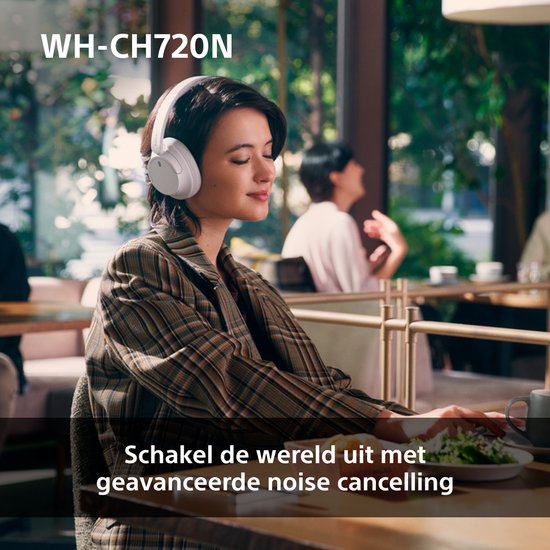 Sony WH-CH720N – Kabellose Over-Ear-Kopfhörer mit Geräuschunterdrückung – Rosa