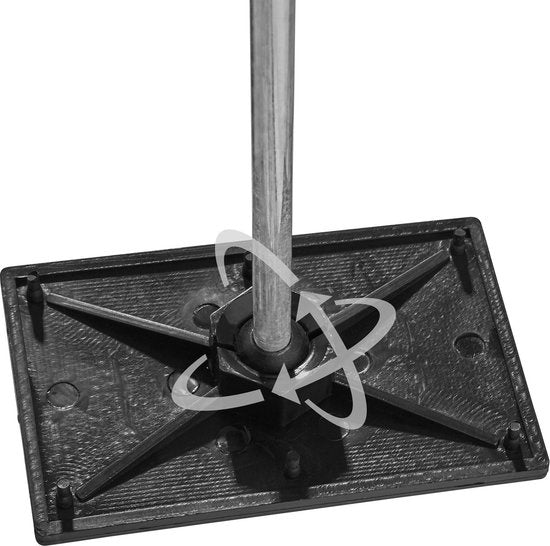 tectake - 6 verstellbare Baustempeln blau - 30 kg - 402614