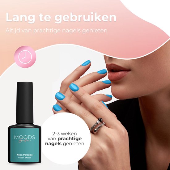 Moods Gellac 6-teiliges Set - Gel-Nagellack Starter Pack - Gel-Nagellack - 8ML - Neon Paradise - Gellac - Nägel - Chic Colours