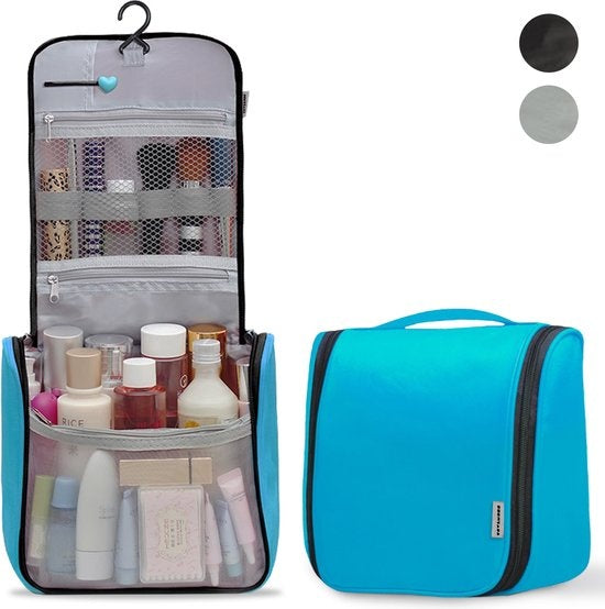 TRVLMORE Kulturtasche - Hängend mit Haken - Unisex - Hellblau