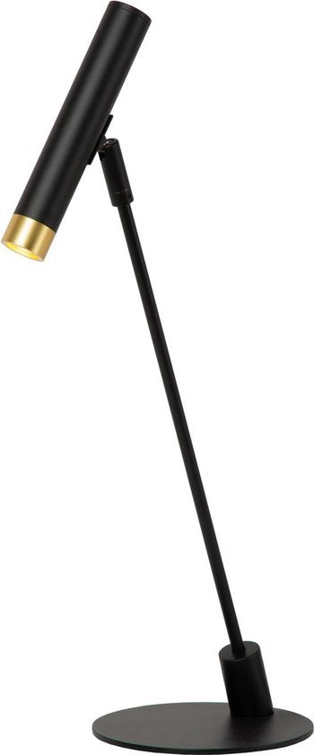 Lucide ALEC – Schreibtischlampe – LED 3-Stufen-Dimmer – G9 – 1x3W 2700K – Inklusive austauschbarer Ringe – Schwarz