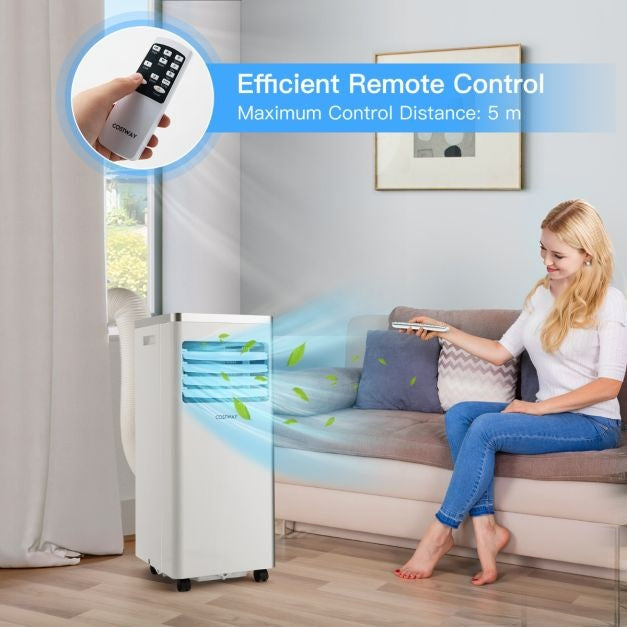 Coast 3-in-1 Mobiles Klimagerät - mit Abluftschlauch - 7000BTU - Weiß