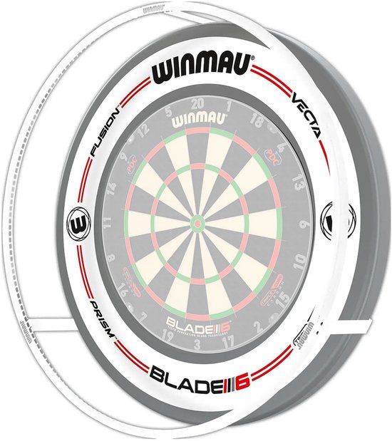 Winmau Plasma Ice Light Pro-Line Surround-Set, weiß
