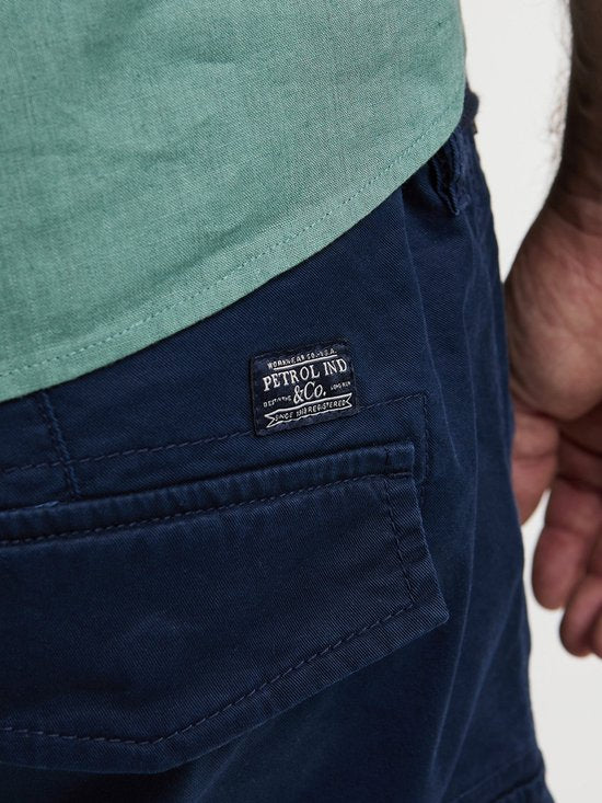 Petrol Industries - Herren Cargo-Shorts Heatwave - Blau - Größe L