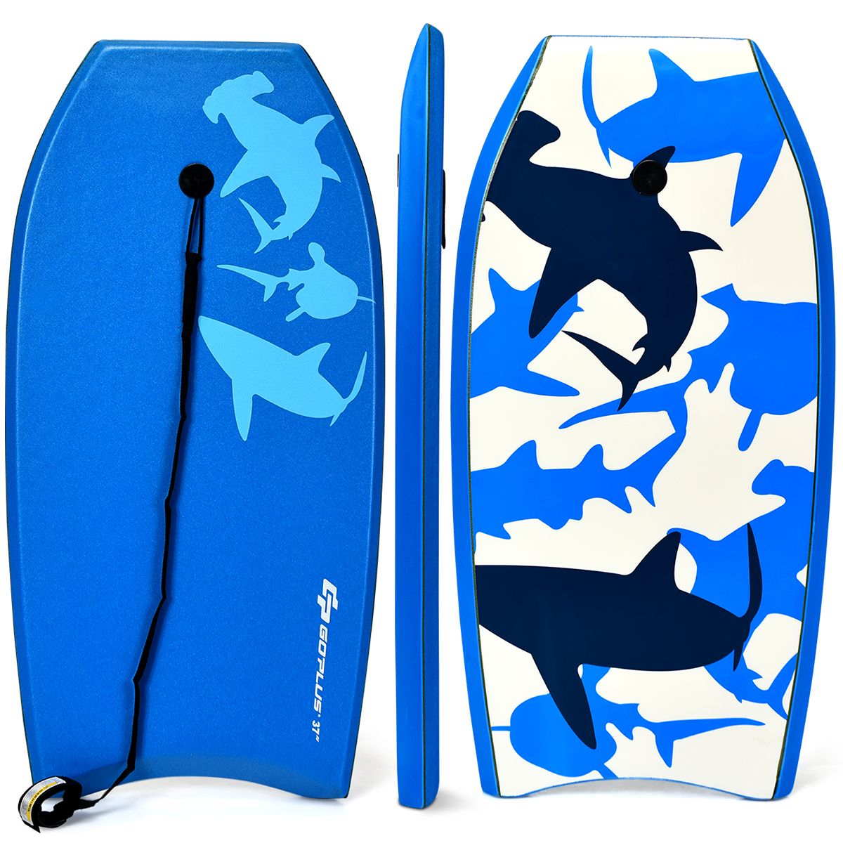 Coast Bodyboard Surfboard Surfbrett für Kinder - Blau - 104 x 52 x 6 cm - Leicht und schwimmfähig