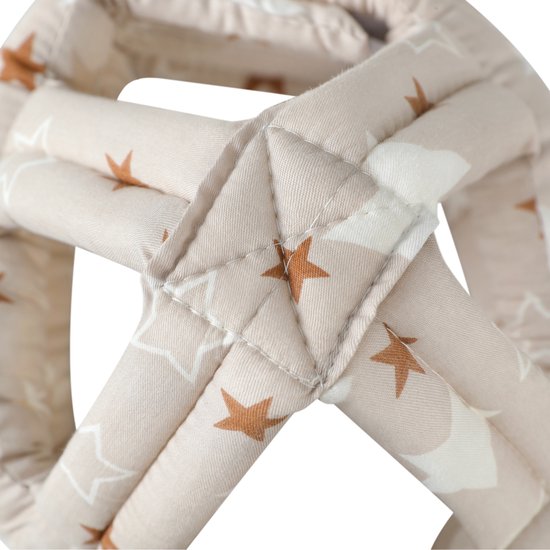 Babykopfschutz - Sicherheitshelm mit Kissen - für Kleinkinder und Babys beim Laufenlernen - weich, leicht und verstellbar - Lotus