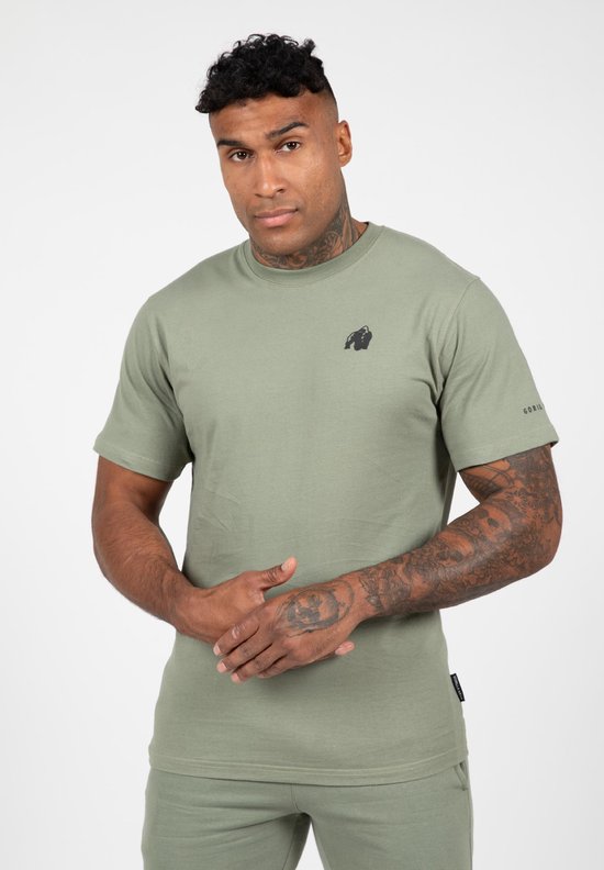 Gorilla Wear Leon T-Shirt – Sportshirt – Grün – XL