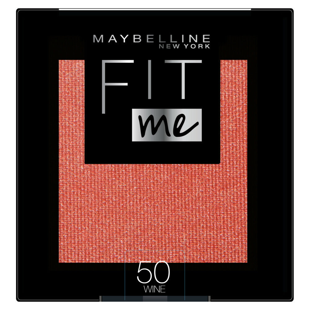 Maybelline Fit Me Blush – 50 Wine – Rot – Puderrouge mit Schimmer-Finish – 4,5 g