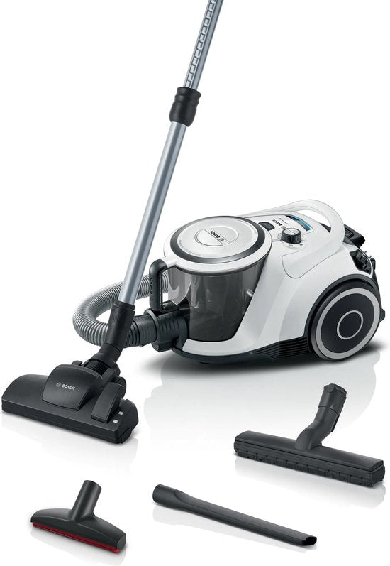 Bosch beutelloser Staubsauger GS41 Serie 6, weißer Staubsauger ohne Beutel