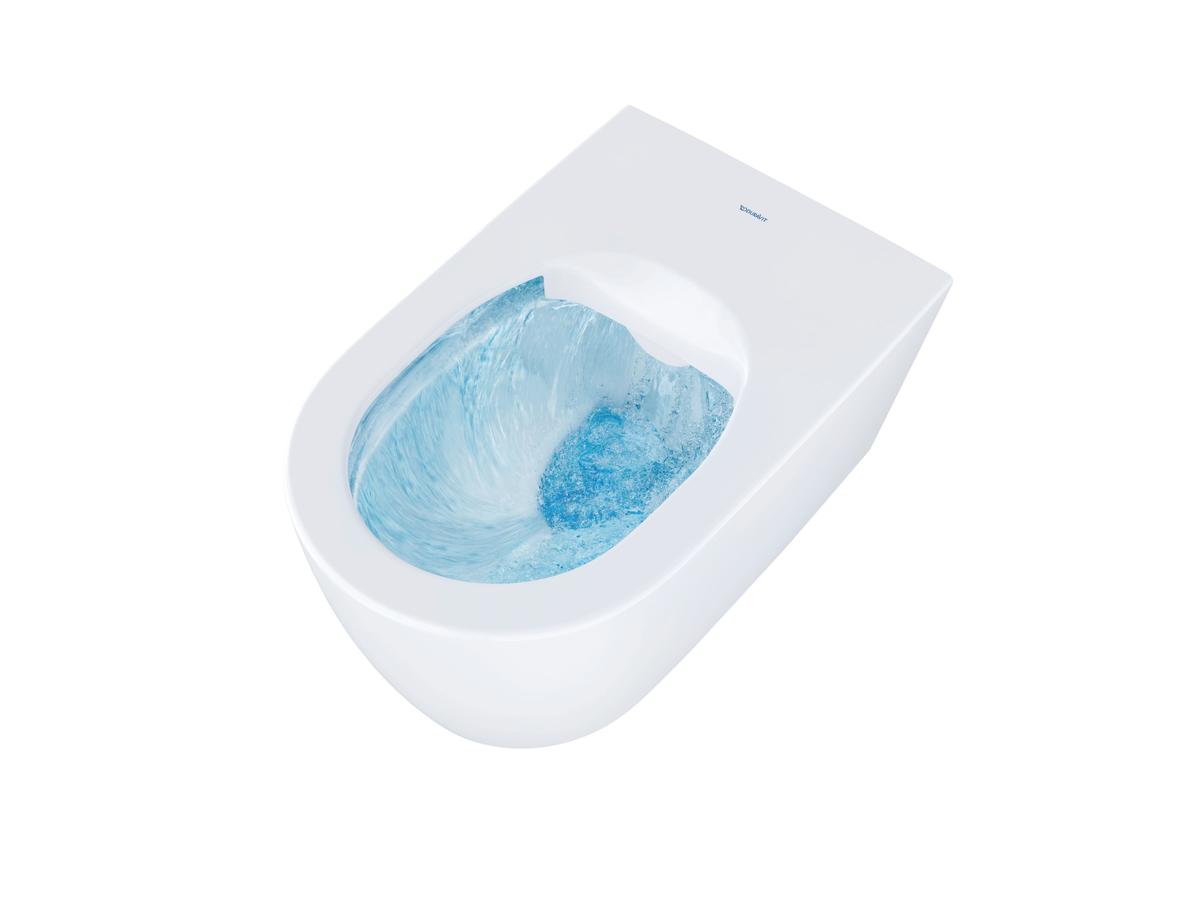 Duravit Rimless Design-Toilette – SoftClose-Sitz – Wand-WC-Set