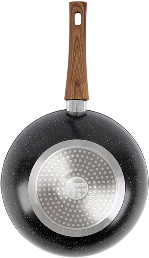 Gimex – Wokpfanne – Induktion – Abnehmbarer Griff – Ø 26 cm