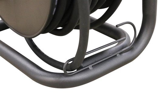 Relectric Pro Kabelrolle – 40 m – 4 Steckdosen – Mit Aufrollknopf – Schutzleiter – IP44 – RELEC493111