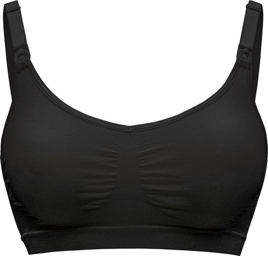 Medela Keep Cool Still-BH – Größe XXL – Schwarz
