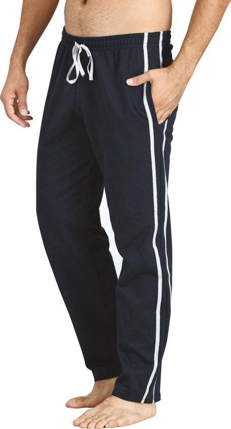 Pierre Calvini - Herren Jogginghose - 2er Pack - Marine Anthrazit - M - Herren Schlafanzug - Herren Jogginghose mit geradem Bein - Herren Trainingshose - Herren Hausanzug