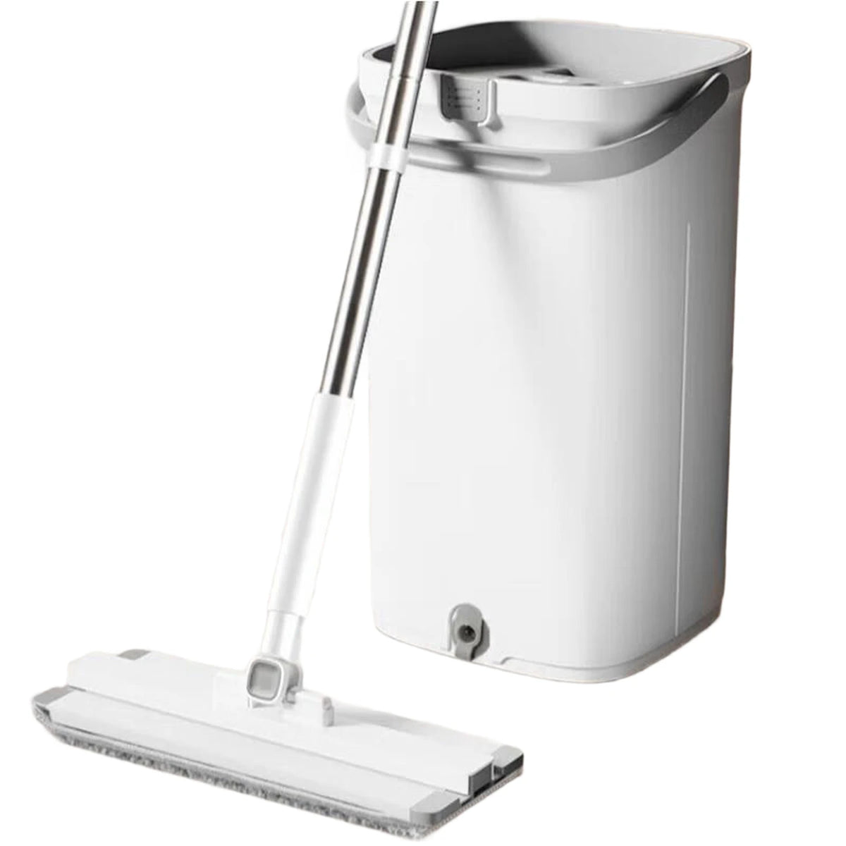 ochama S20 Flat Mop und Eimer – Trennung von sauberen und schmutzigen Wasser – Kraftvolle Reinigung – Effizientes Wischen