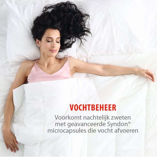 Alpina Bettdecke 240 x 200/220 cm – 4-Jahreszeiten-Bettdecke für zwei Personen – Maschinenwaschbar bei 40 Grad – Schnell trocknendes und atmungsaktives Material – Sommer- und Winterbettdecke – Polyester – Weiß