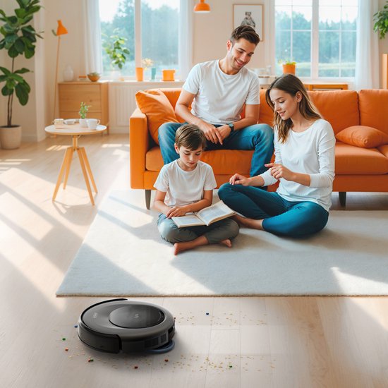 Eufy Omni C20 beutellos, Schwarz, Grau