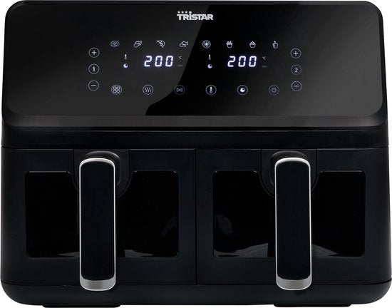 Tristar FR-9037 – Airfryer XXL – 6,2 l – Mit Sichtfenster – 10 Garprogramme – PFAS-frei